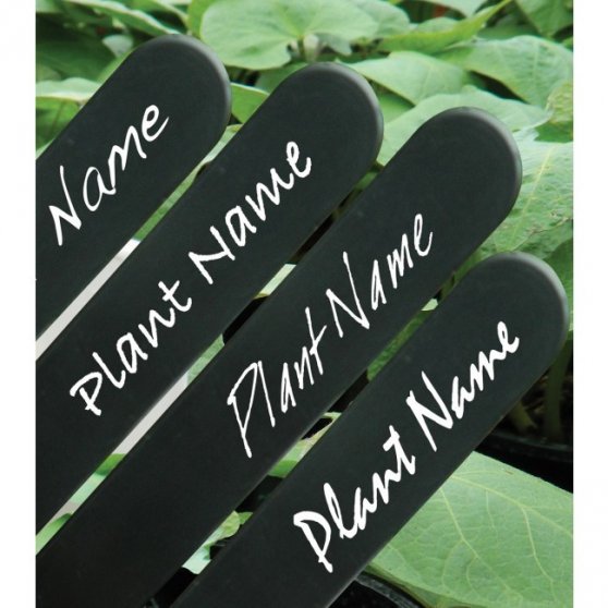 Garland Plant Label, 15cm černé štítky popisovací 25 ks