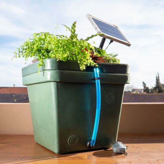Závlahový komplet Solar CultiMate L AquaFarm Plug&Grow pro 1 rostlinu