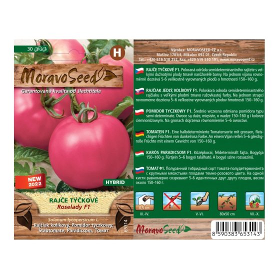 Semená paradajok ROSELADY F1, 30 s