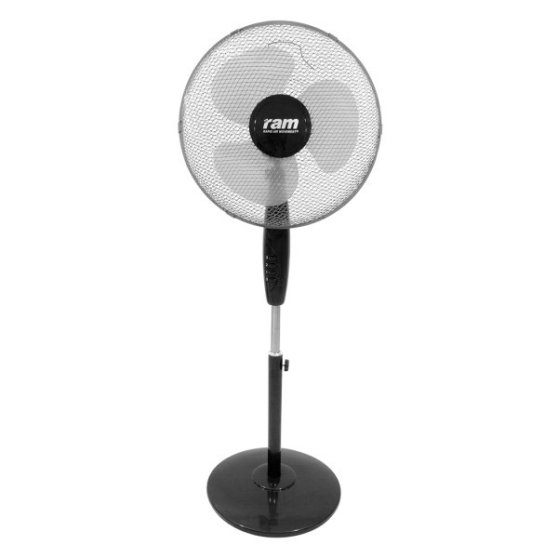 RAM Pedestal Fan, třírychlostní stojanový ventilátor Ø 40 cm