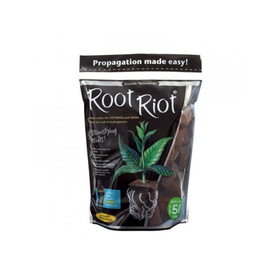 Growth Technology Root Riot 50, sadbovací kostky bez sadbovače 50 ks