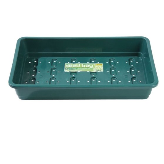 Garland Seed Tray Green 37,5x23x6 cm, zelený zásobník s drenážou