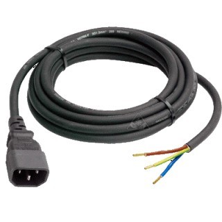 Kabel 140 cm s IEC konektorem pro zapojení stínidla plug and play