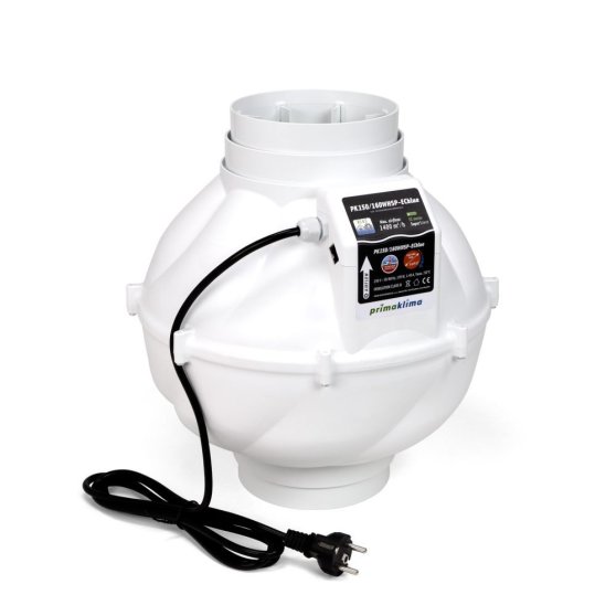 Prima Klima Whisperblower ECblue 150-160 mm - 1400 m3/h, ventilátor s EC motorom