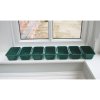 Garland Mini Seed Tray Green 17x10x5 cm, zelený zásobník s drenážou