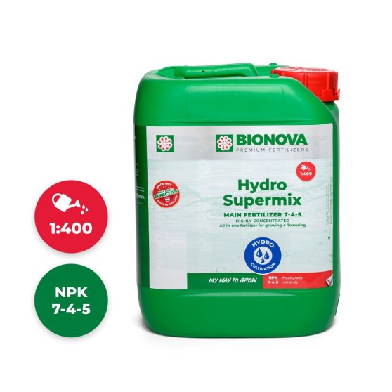 BioNova Hydro Supermix 5 l, základní hnojivo na růst a květ