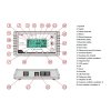 GSE regulátor s LCD displejem pro 2 EC ventilátory RJ45