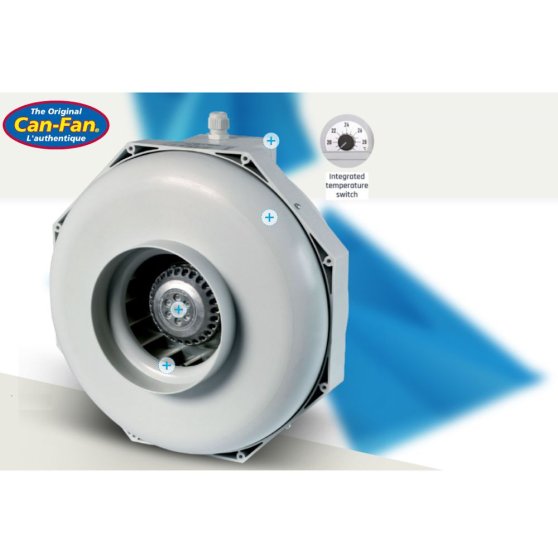 Can-Fan RKW-L 125 mm - 370 m3/h, ventilátor s reguláciou teploty