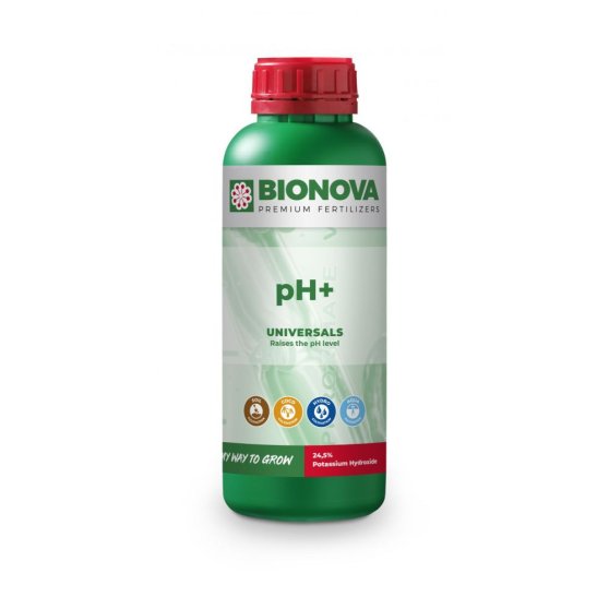 BioNova pH+ (KOH 24,5% hydroxid draselný) 1 l