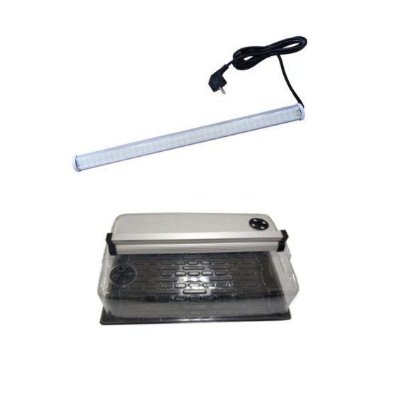 GENT Set skleník + G-LED 26W x1, 58x37.5x22 cm - BEZ MÉDIA