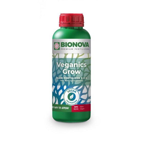 BioNova Veganics Grow 1 l, vegánske hnojivo pre rast