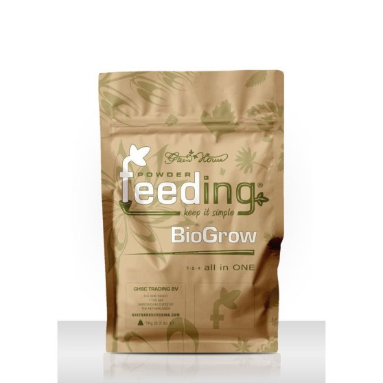Green House Feeding BioGrow 1 kg, základní bio hnojivo na růst