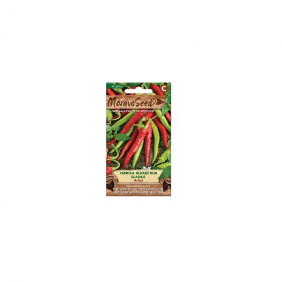Semínka Paprika zeleninová ARTIST, typ beraní roh, sladká, 50 s