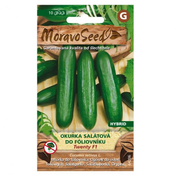 Semínka Okurka salátová TWENTY F1 - hybrid, do fóliovníku, 10 s