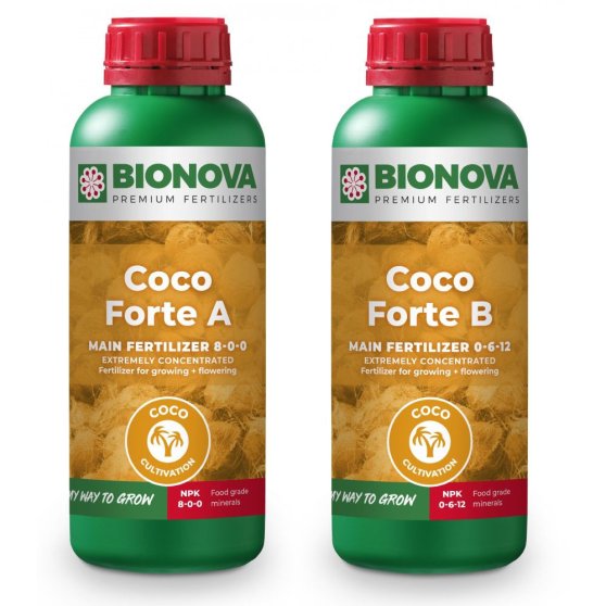BioNova Coco Forte A+B 1 l, hnojivo pre rast a kvitnutie