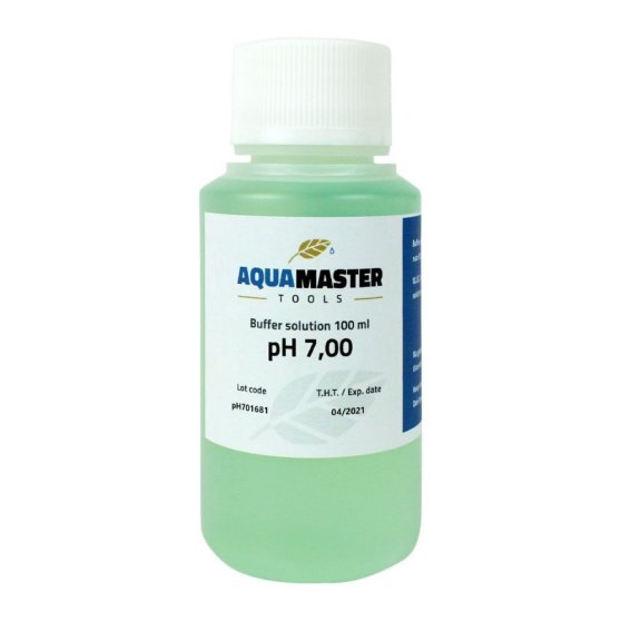 Aqua Master Tools pH 7,00 tlmivý roztok 100 ml, kalibračný roztok BOX 18 ks