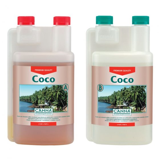 Canna Coco A+B 1 l, základné hnojivo pre rast a kvitnutie