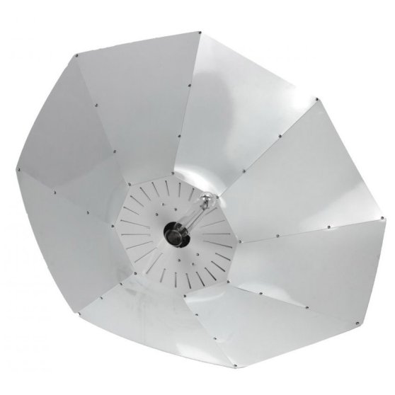 Lumatek Turrican White Ø 100 cm, velké parabolické stínidlo