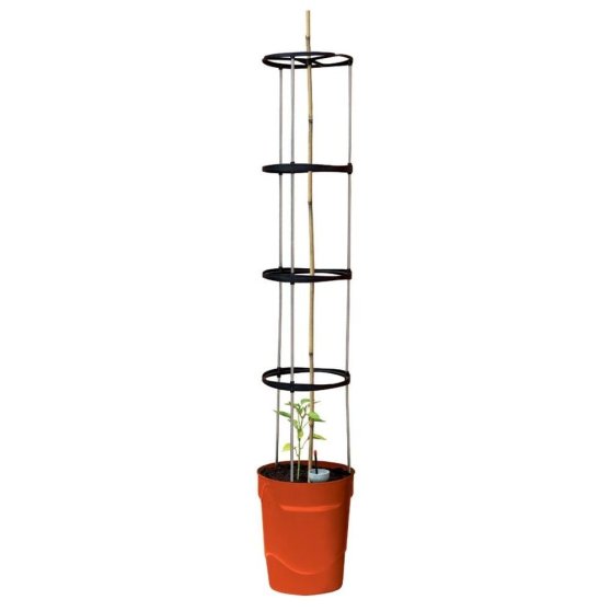 Garland Self Watering Grow Pot Tower Red, samozavlažovací kvetináč