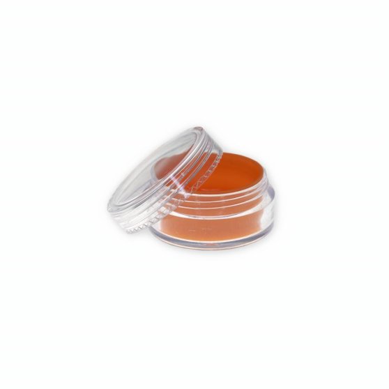 Plastová nádobka s oranžovou silikónovou vložkou 10 ml, 1 ks