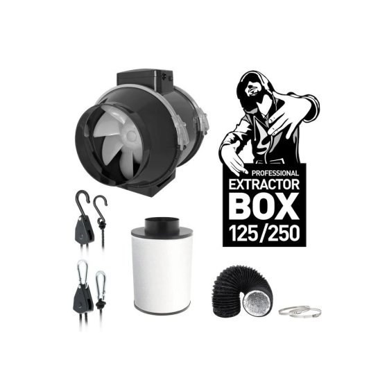 Trafika KIT Extractor 125 mm / 250 m3/h, kompletná ventilačná súprava