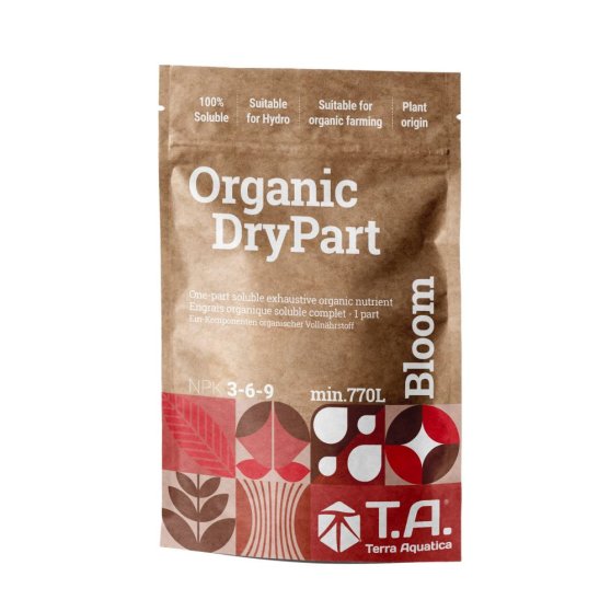 Terra Aquatica Organic DryPart Bloom 500 g, vegánske hnojivo pre kvety