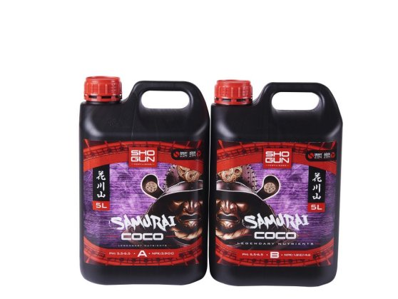 Shogun Samurai Coco A+B 5 l, základné hnojivo pre rast a kvitnutie