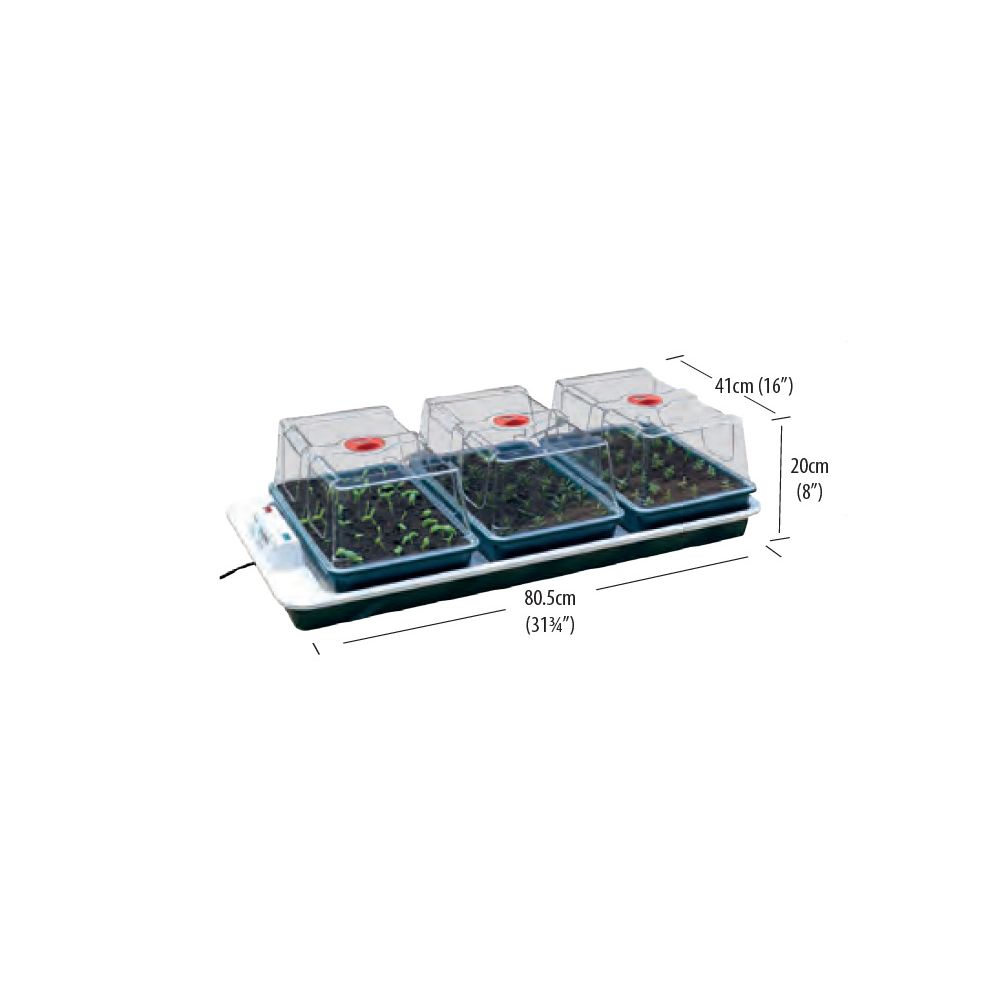 Garland Big 3 Automatic Propagator 80.5x41x20 cm, tři plastové