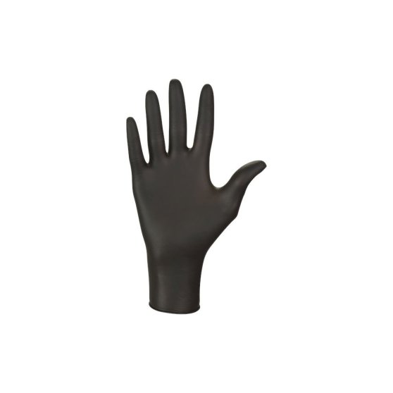 Mercator rukavice Nitrylex Classic BLACK L, 100 ks
