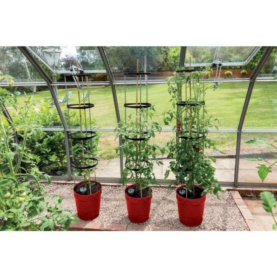 Garland Self Watering Grow Pot Tower Red, samozavlažovací květináč