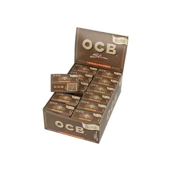 OCB papírky Rolls Virgin Slim, BOX 24 ks