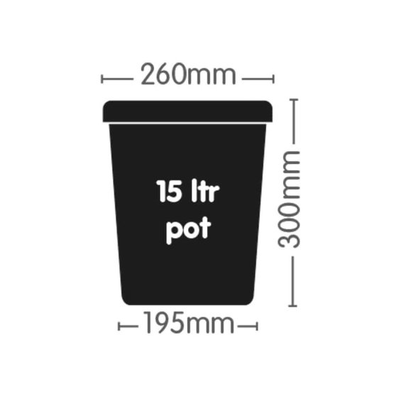 AutoPot Auto8 systém s 15l květináči, s nádrží Flexitank 100 l