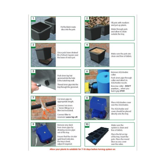 AutoPot Auto8 systém s 15l květináči, s nádrží Flexitank 100 l