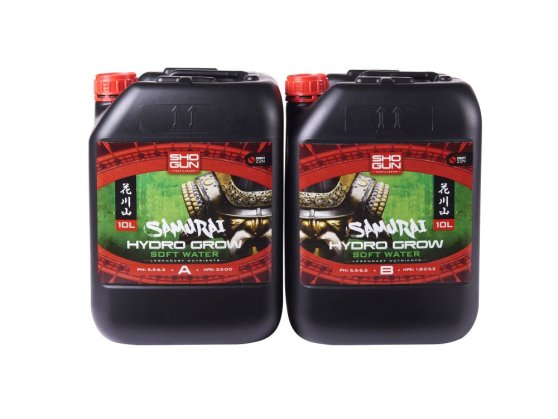 Shogun Samurai Hydro Grow A+B 10 l, základné hnojivo pre SW rast