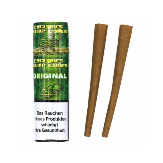 Cyclones Hemp Blunt Cones Original, konopný blunt dutinky, 1 balení