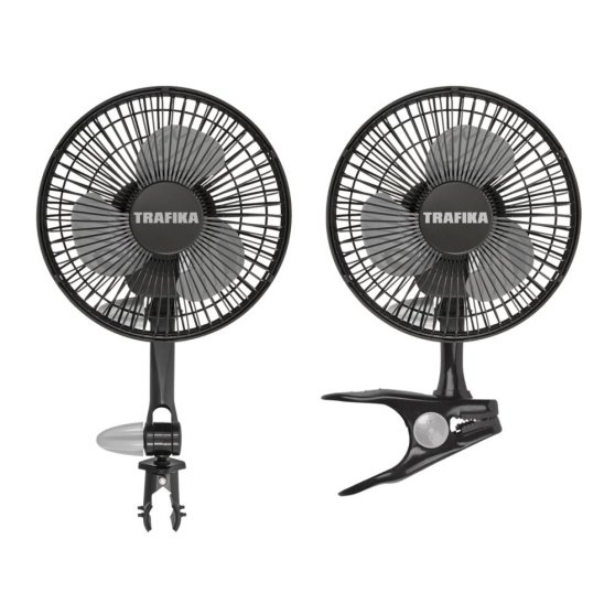 Trafika Clip Fan 5W, klipsnový ventilátor Ø 15 cm