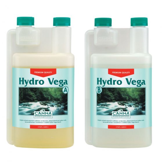 Canna Hydro Vega A+B 1 l, základní hnojivo na růst do tvrdé vody