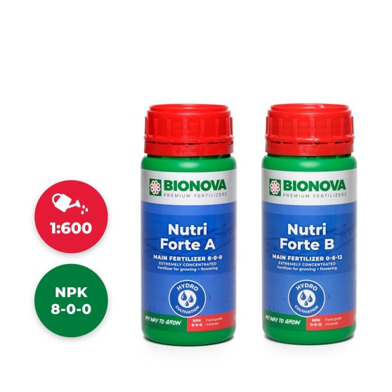 BioNova Nutri Forte A+B 250 ml, hnojivo na růst a květ