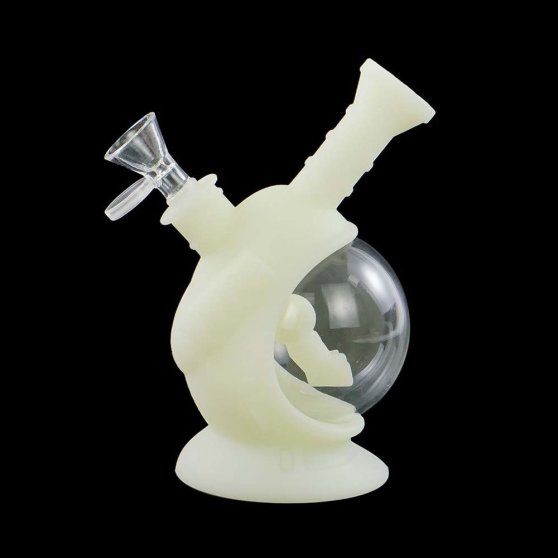 Bongthai Silicone Space Ship Bong 16.5 cm (Glow)