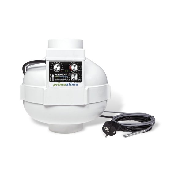 Prima Klima PK100-EC-TC 100 mm - 580 m3/h, ventilátor s EC motorom a reguláciou teploty