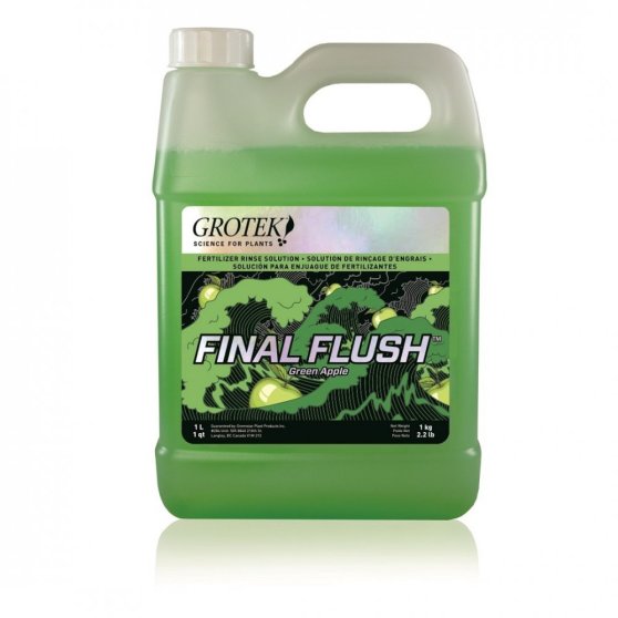Grotek Final Flush Green Apple 4 l, průplachový přípravek
