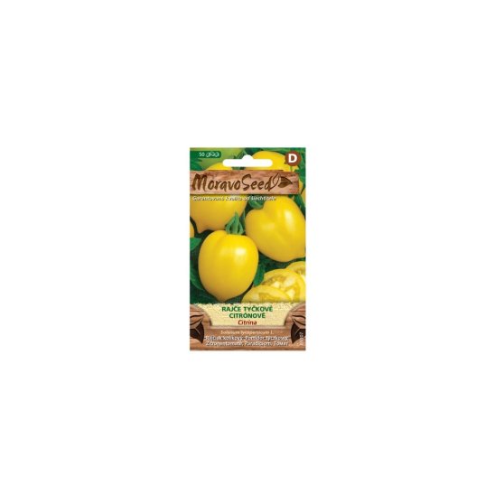 Semínka Rajče tyčkové citronové CITRINA, žluté, 50 s