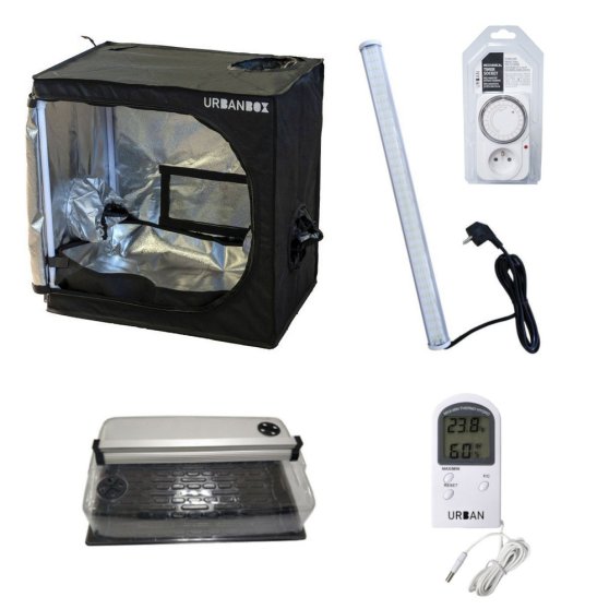 Sadbovací komplet Urban GENT Propagation Medium, 60x40x60 cm - BEZ MÉDIA