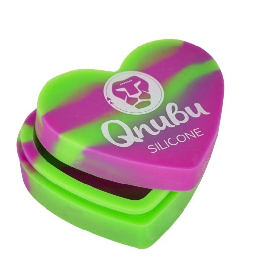 Qnubu Silicone Rosin Heart XL 18 ml, silikonové pouzdro