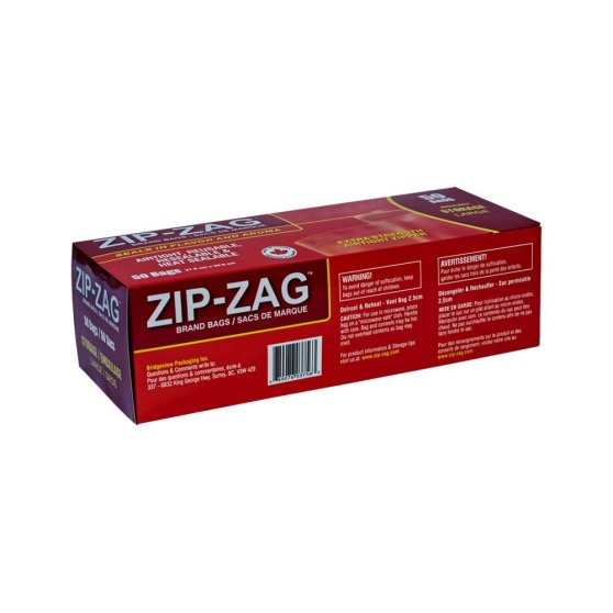 Vrecko Zip-Zag veľké 27x28 cm 250 g, 150 ks
