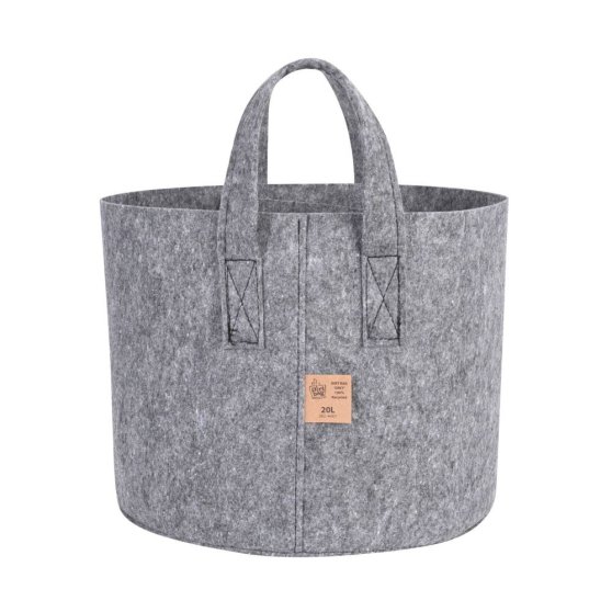 Dirt Bag Grey textilný kvetináč 30x24 cm - 20 l