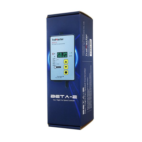 Digitálny denný/nočný regulátor otáčok ventilátorov Trolmaster Beta-2