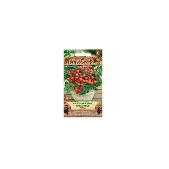 Semínka Rajče keříčkové balkónové VILMA, červené, 40 s