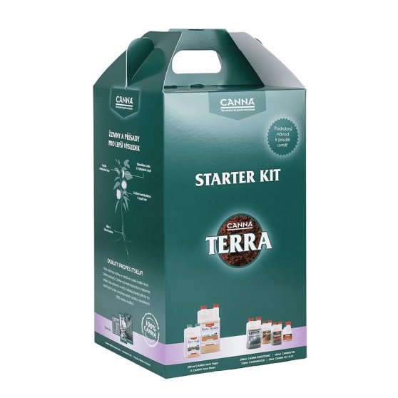 Canna Terra Starter Kit, sada hnojív 1,8 l
