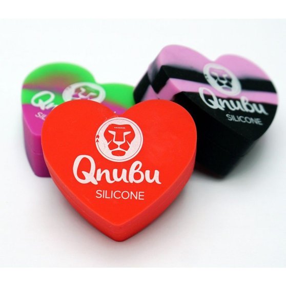 Qnubu Silicone Rosin Heart XL 18 ml, silikonové pouzdro